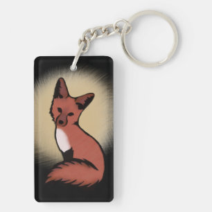 Beautiful Red Foxy Fox Keychain