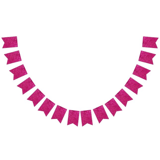 Beautiful Red glitter  Bunting Flags (All)