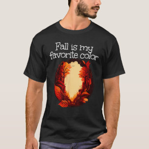 Beautiful red Leaves with Fall color T-Shirt