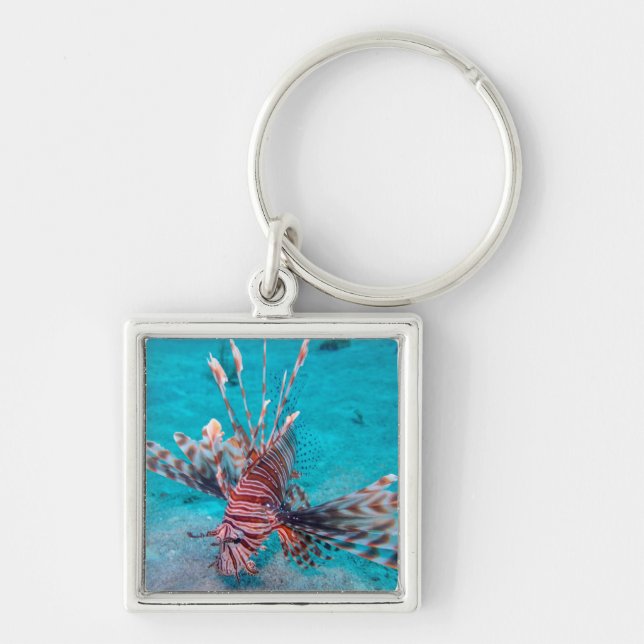 Beautiful Red Lion Fish Keychain (Front)