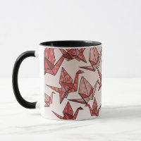Beautiful Red Origami Paper Crane