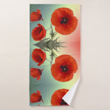 Beautiful Red Poppy Flowers