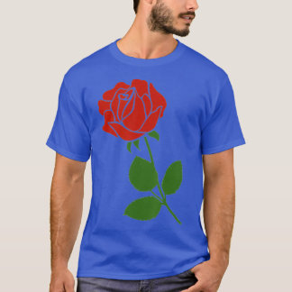Beautiful Red Rose Flower  T-Shirt