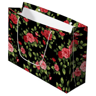 Beautiful Red rose Pattern Gift Bag