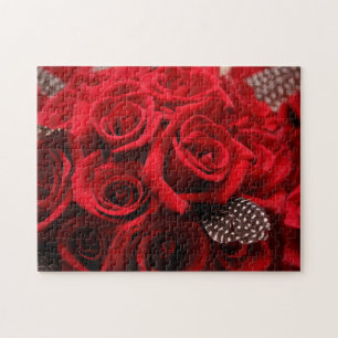 Beautiful Red Roses Jigsaw Puzzle