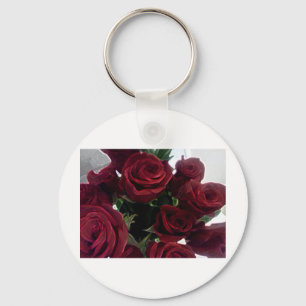 BEAUTIFUL RED ROSES KEYCHAIN