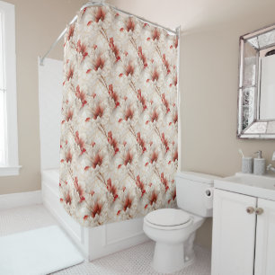 Beautiful Red White Floral