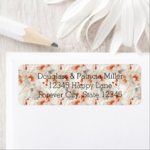 Beautiful Red White Floral