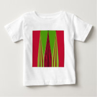Beautiful red yellow green fractal art design