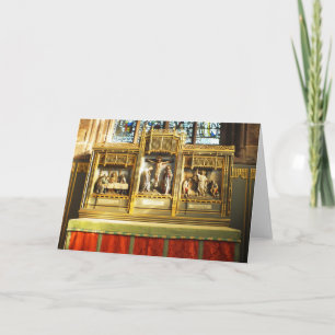 Beautiful religious scenes holiday card