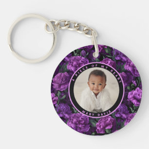 Beautiful Retirement Gift for Mom Carnation Flower Keychain