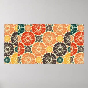 Beautiful retro art nouveau poster