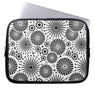 Beautiful retro black and white  Laptop Sleeve