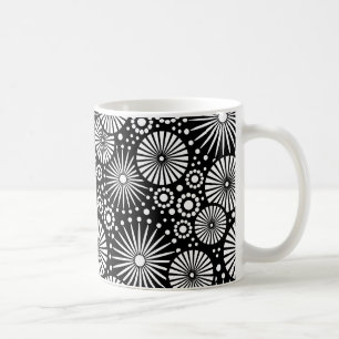 Beautiful retro black and white Mug