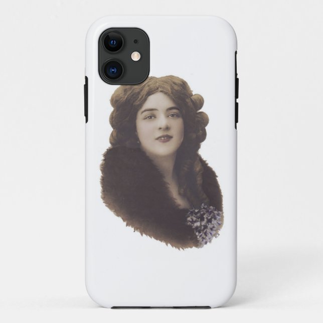 Beautiful Retro Woman Case-Mate iPhone Case (Back)