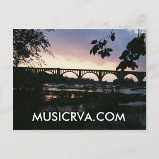 BEAUTIFUL RICHMOND VIRGINIA SUNSET POSTCARD