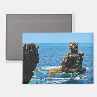 Beautiful rocks on Atlantic Coast of Portugal Magnet