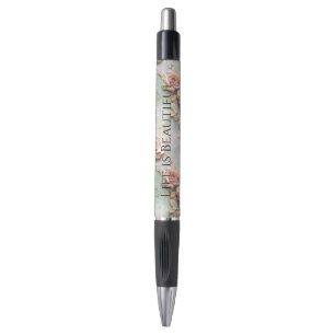Beautiful Romantic Blush Pink Romantic Roses Pen