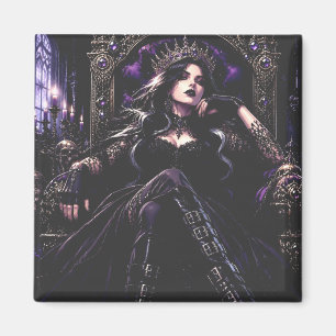 Beautiful Romantic Gothic Queen Magnet