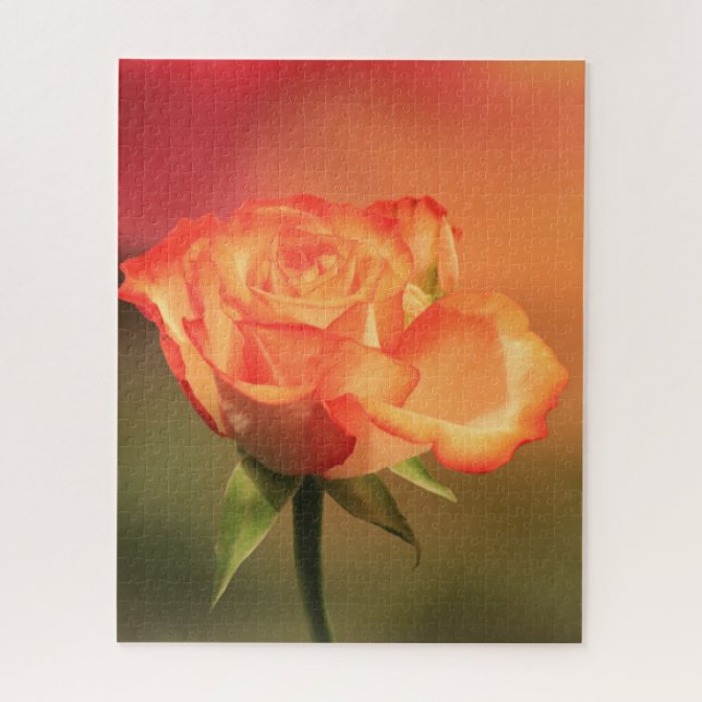 Beautiful Romantic Rose Photograph Jigsaw Puzzle (Vertical)