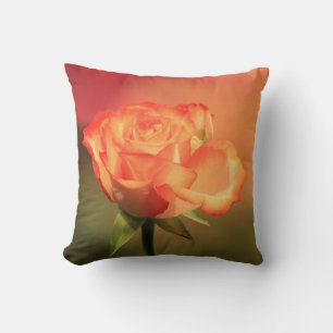 Beautiful Romantic Rose Photograph Throw Pillow
