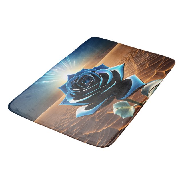 Beautiful Rose  Bath Mat (Angled)