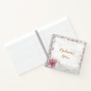 Beautiful Rose Design Notebook for Photos & More