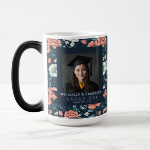 Beautiful Rose Flower Gift For Him Grad Magic Mug