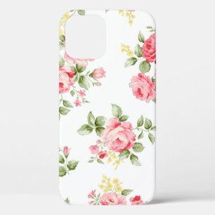 Beautiful rose flower pattern, little floral bouqu iPhone 12 case