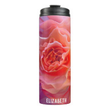 Beautiful Rose Friends Thermal Tumbler