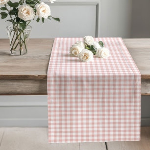 Beautiful Rose Gold Plaid Table Runner Entertainin