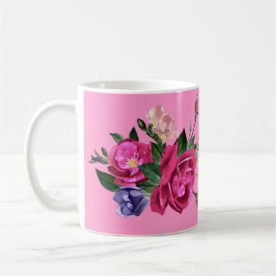 Beautiful Rose Sketch Coffee Mug