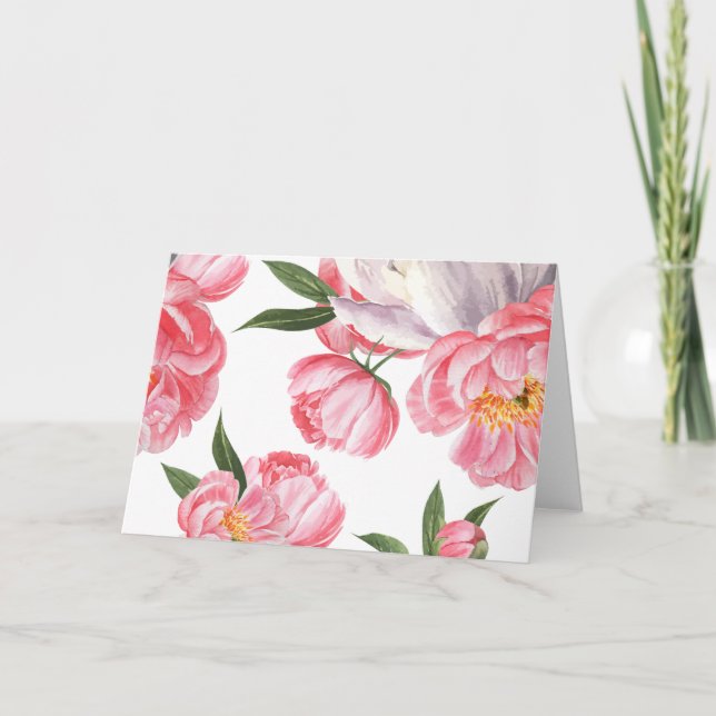 Beautiful Roses Card (Front)