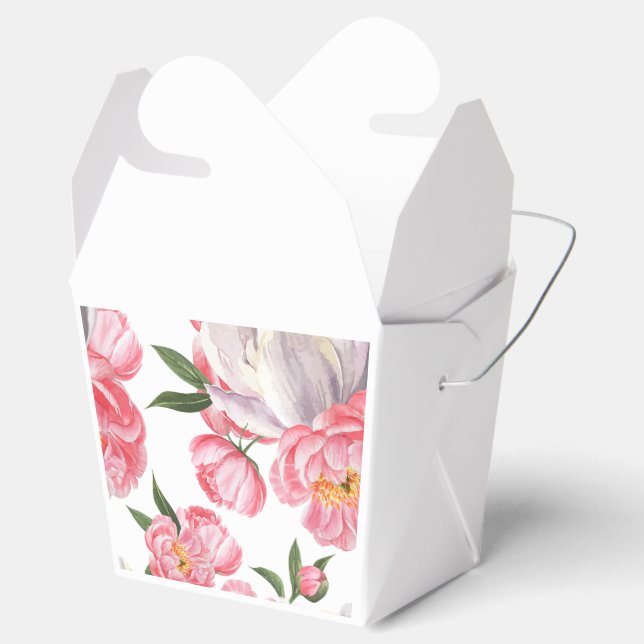 Beautiful Roses Favor Box (Opened)