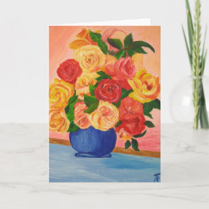 Beautiful Roses - Greeting Card