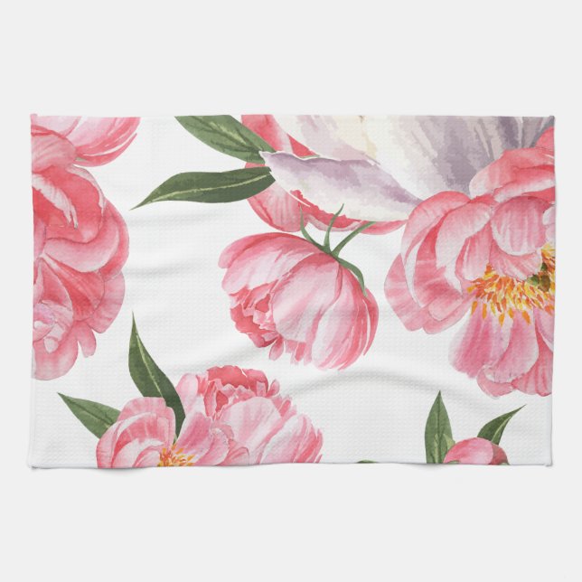 Beautiful Roses Kitchen Towel (Horizontal)