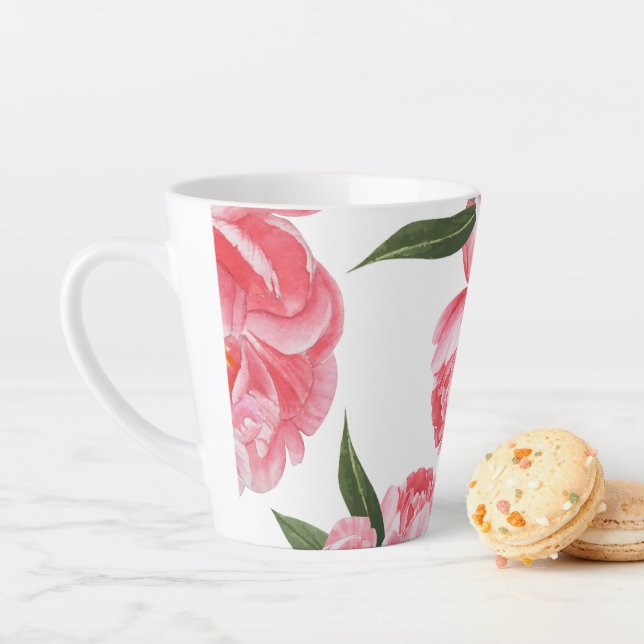 Beautiful Roses Latte Mug (In Situ)