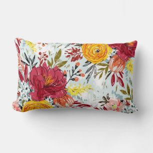 Beautiful Roses Lumbar Pillow