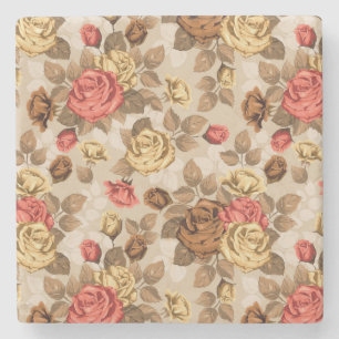 Beautiful Roses Stone Coaster