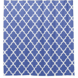 Beautiful Royal Blue Quatrefoil Pattern