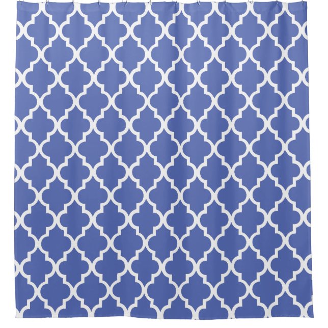 Beautiful Royal Blue Quatrefoil Pattern (Front)