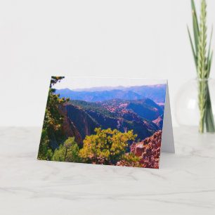 Beautiful Royal Gorge Vista Greeting Card