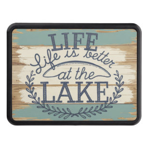 Beautiful Rustic Nautical Lake life Trailer Hitch Cover