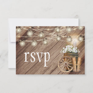 Beautiful Rustic Wood Barrel - RSVP