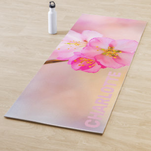 Beautiful Sakura Cherry Blossoms Yoga Mat