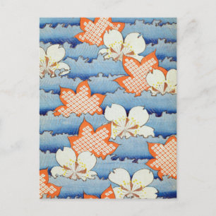Beautiful Sakura Flower Art Postcard