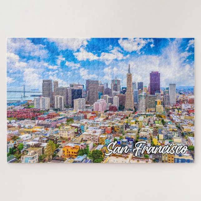 Beautiful San Francisco, California, USA Jigsaw Puzzle (Horizontal)