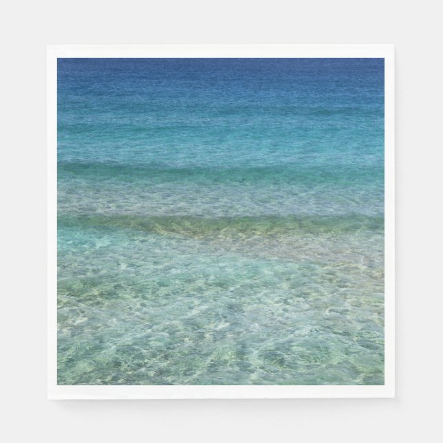 Beautiful Sandy Beach Napkin (Front)