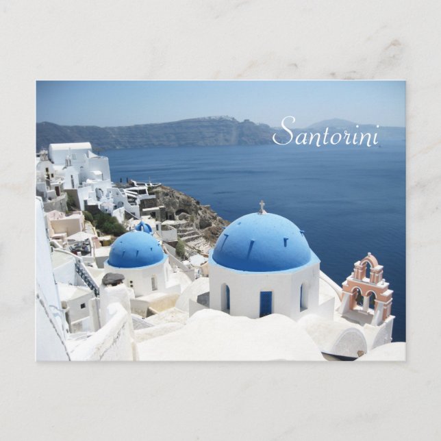 Beautiful Santorini  Greece Postcard (Front)