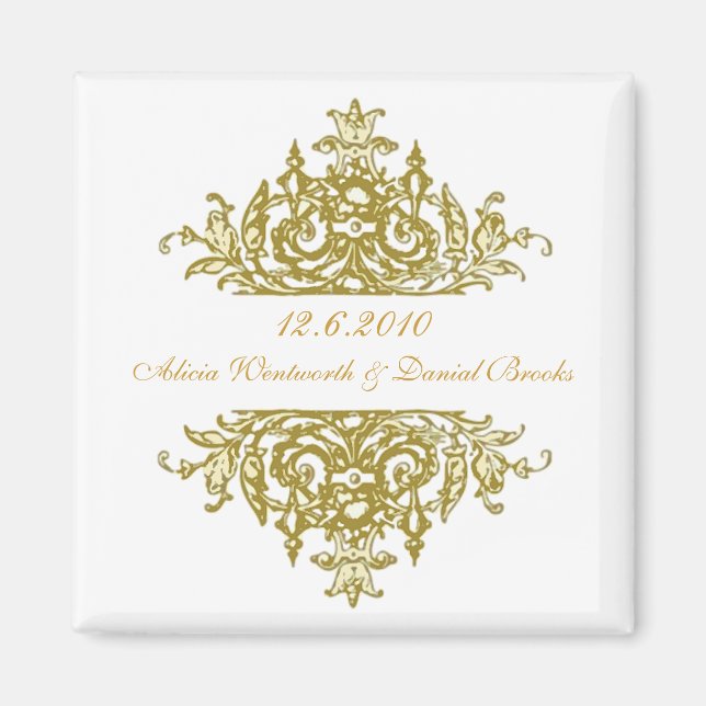 Beautiful Save the Date Magnet (Front)